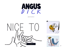 Tablet Screenshot of angusdick.com